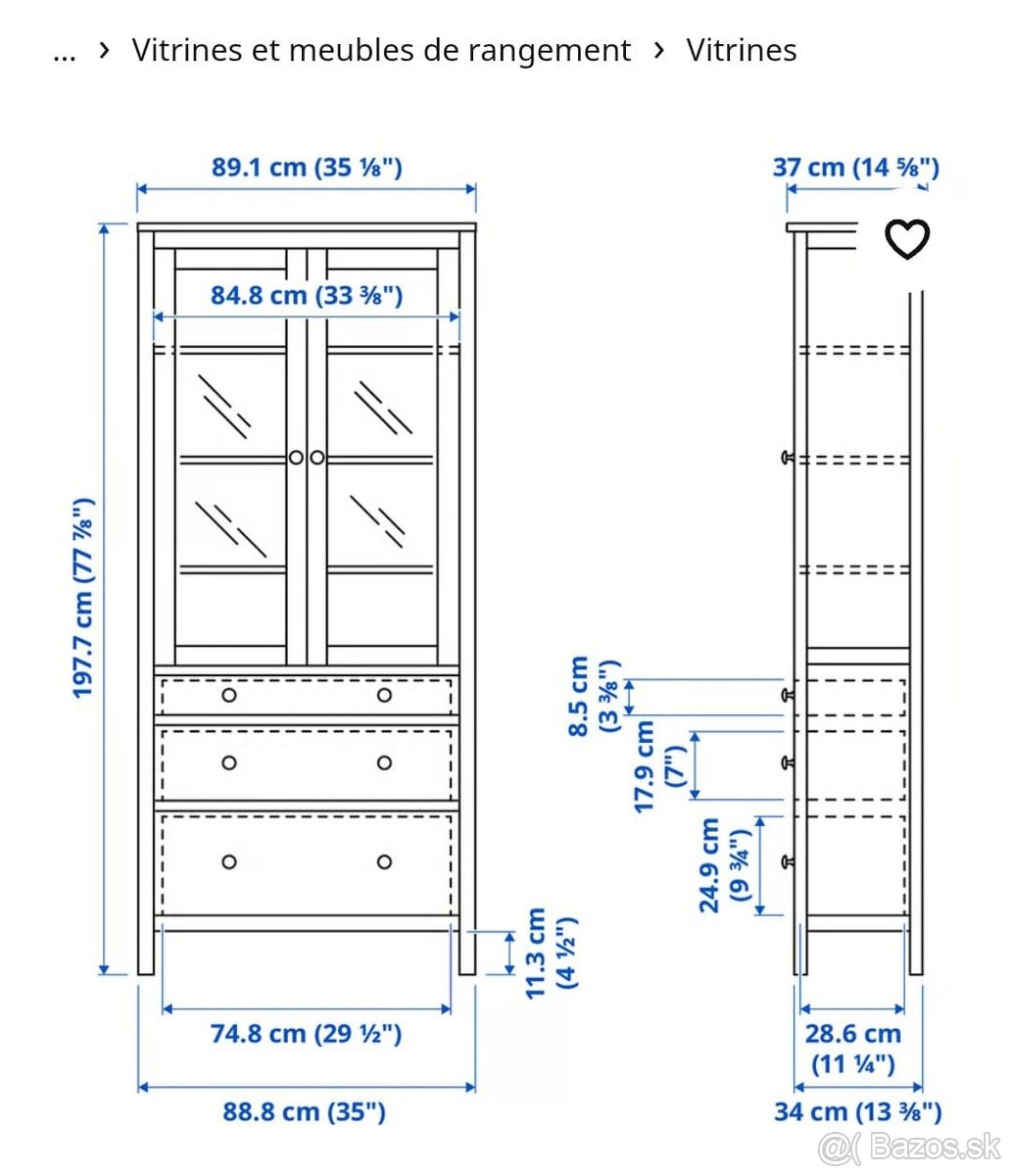 Knižnica Hemnes - 3