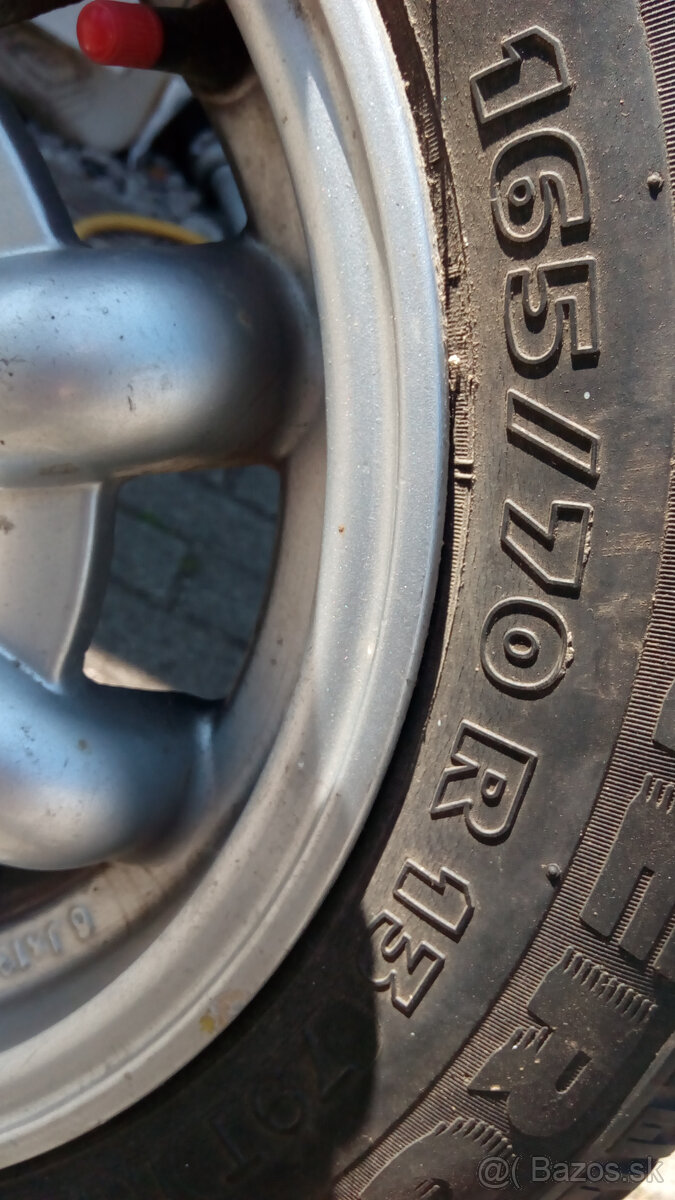 Predam AL disky 13 Made in ITALI,pneu 165/65/13 - 3