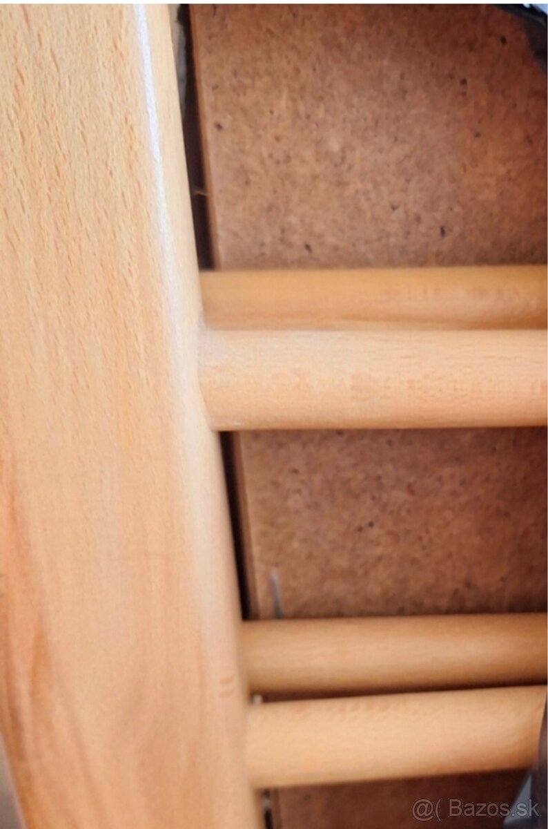 Drevená detská postieľka - 3