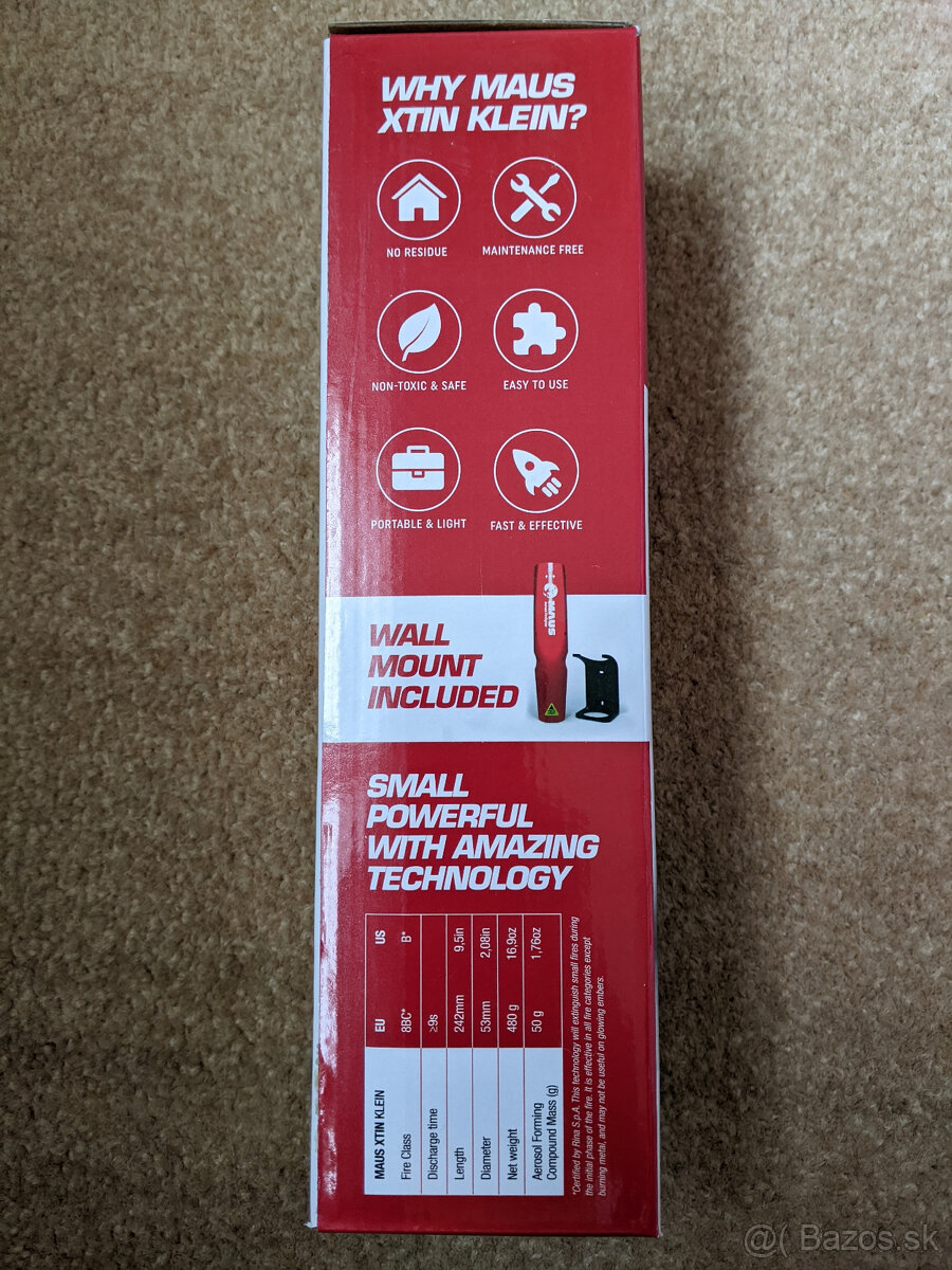 Hasiaci prístroj MAUS Xtin Klein - 3