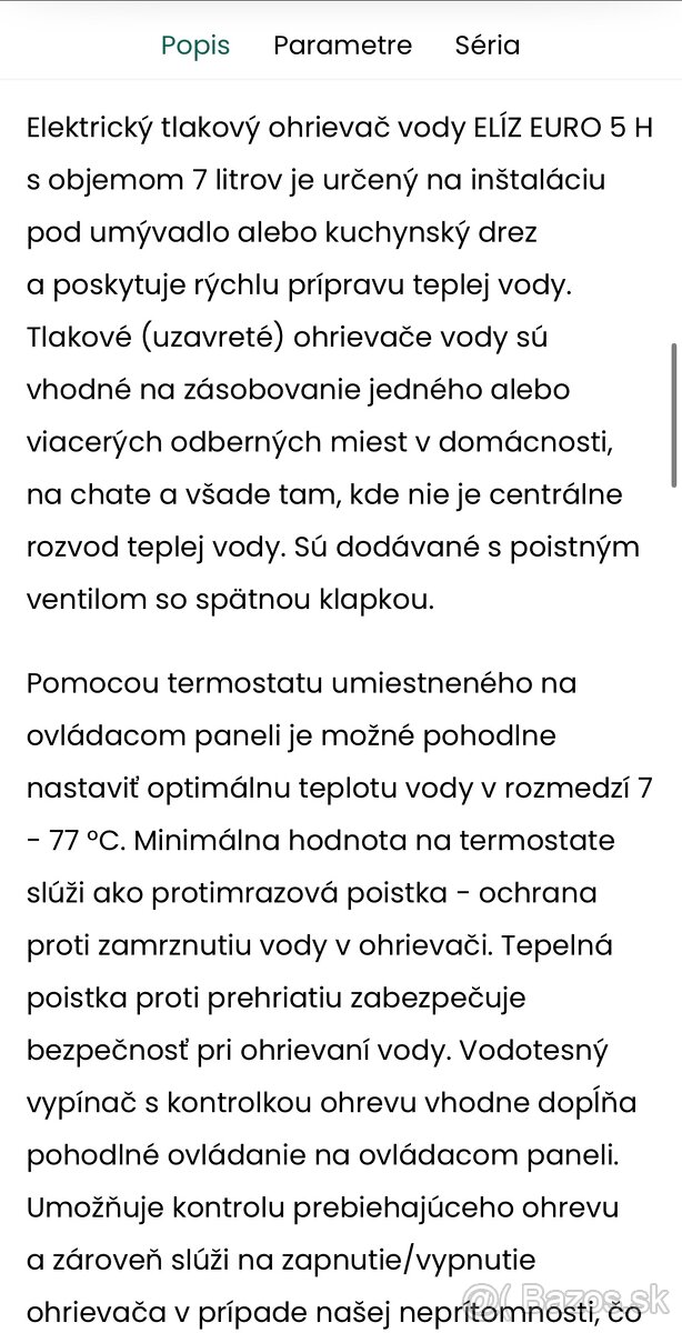 Ohrievač vody - 3