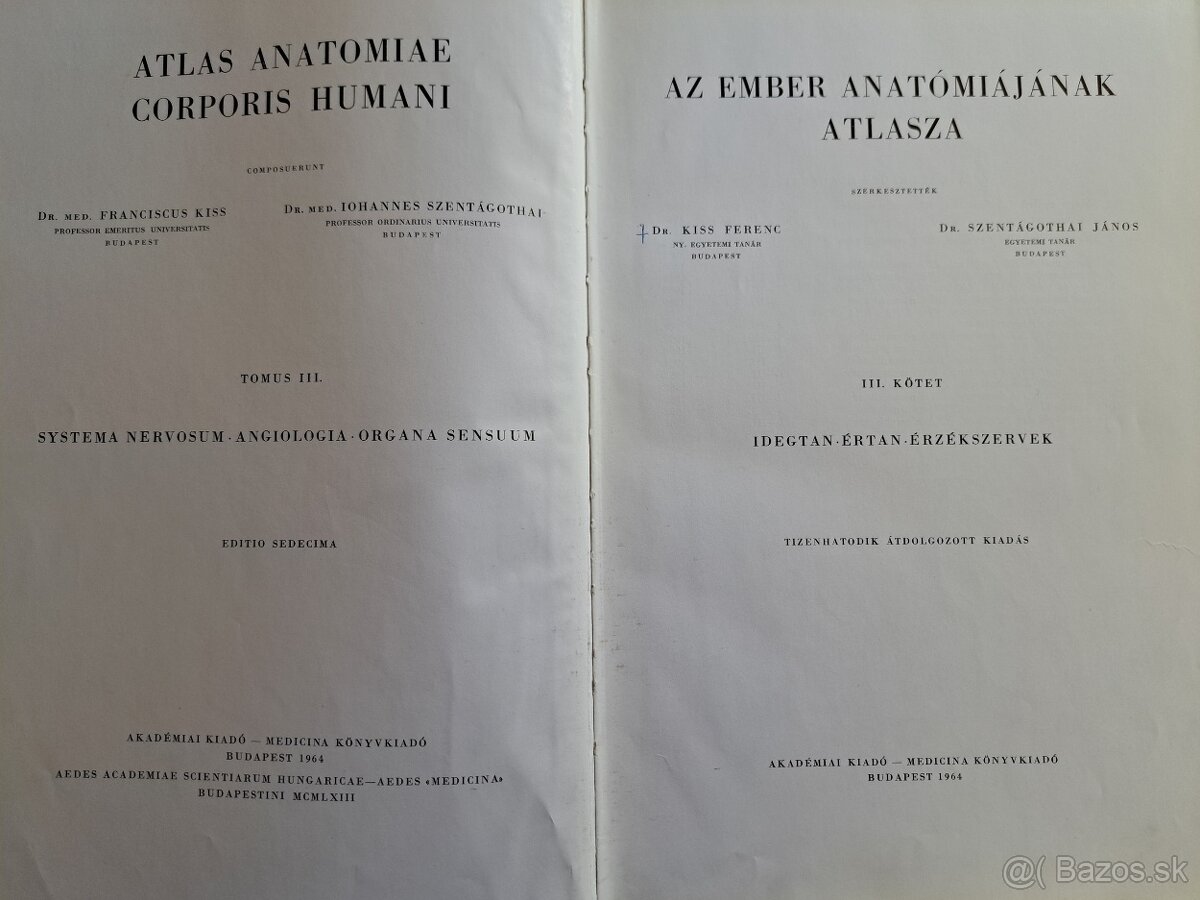 Atlas ĺudskej anatómie 1,2,3. - 3