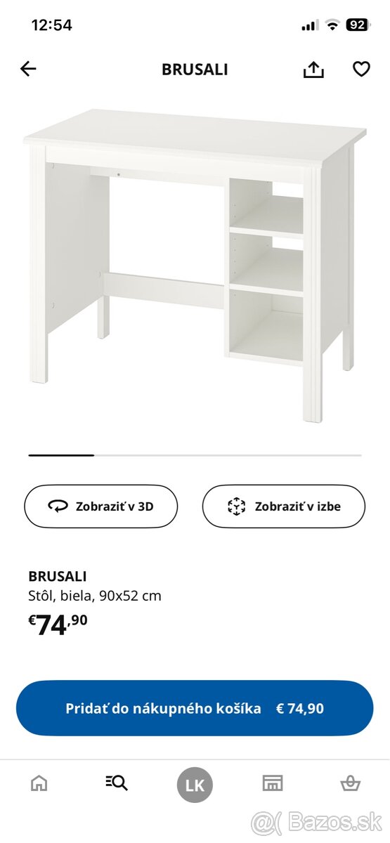 Pisaci stolik Ikea Brusali - 3