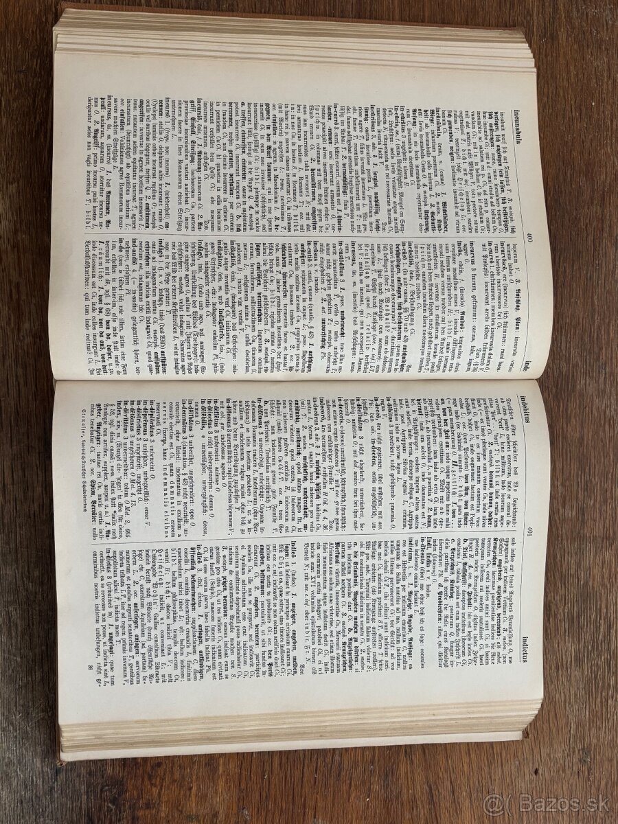 Latinsko-nemecký školský slovník - 3