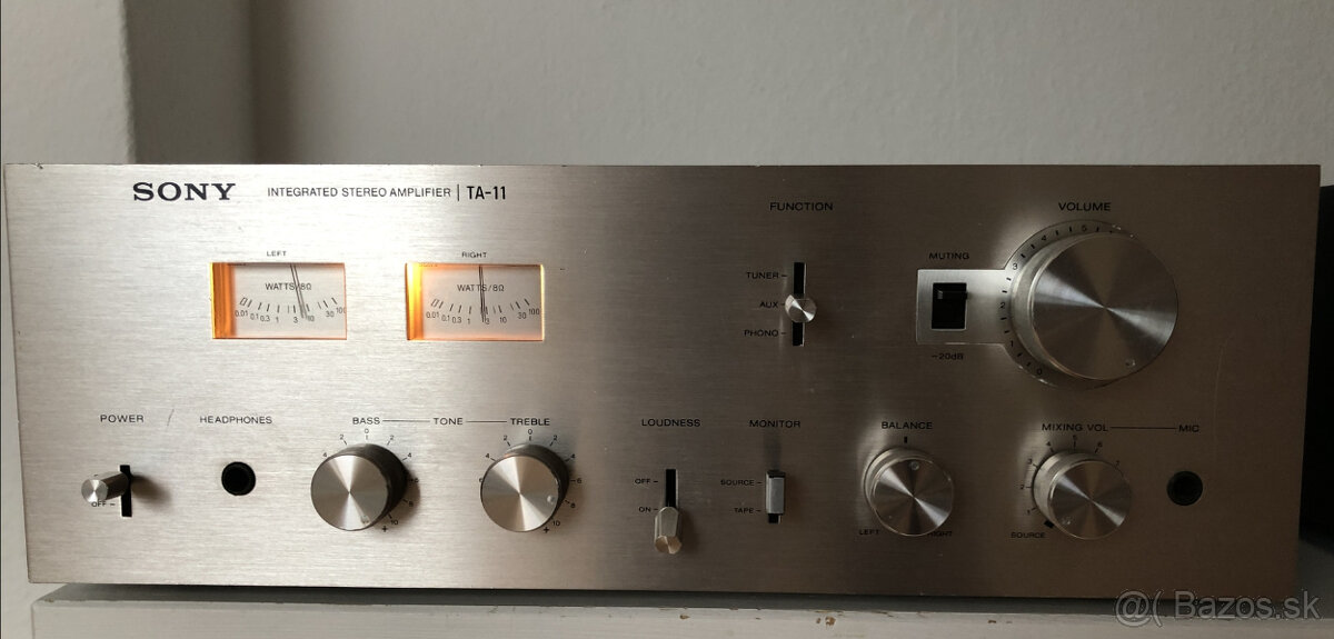 SONY TA 11 stereo zosilnovac - 3