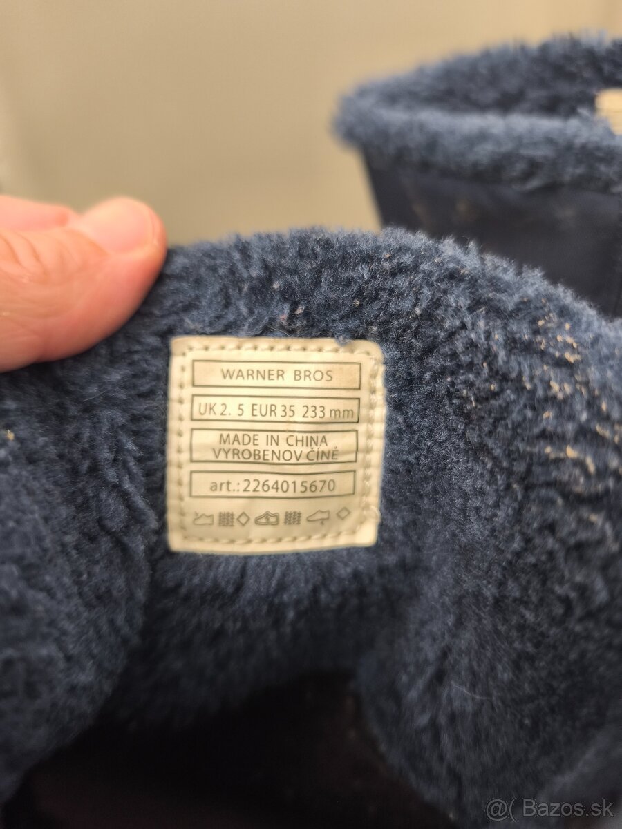 Detská zimná obuv 35 snehule - 3