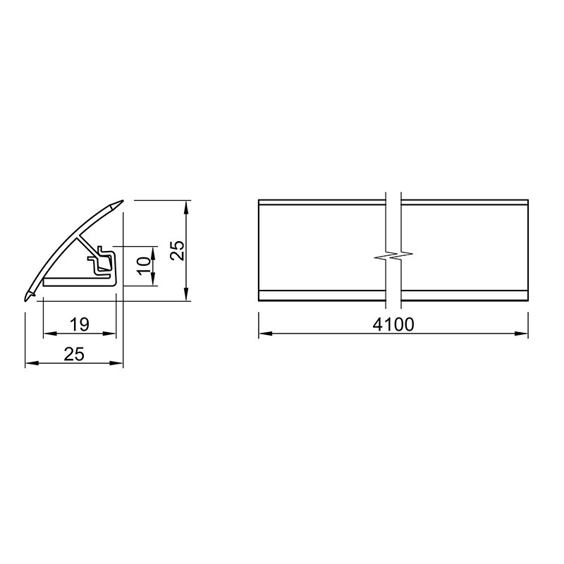 Tesniaca lišta EGGER Dub Halifax 4100 mm - 3