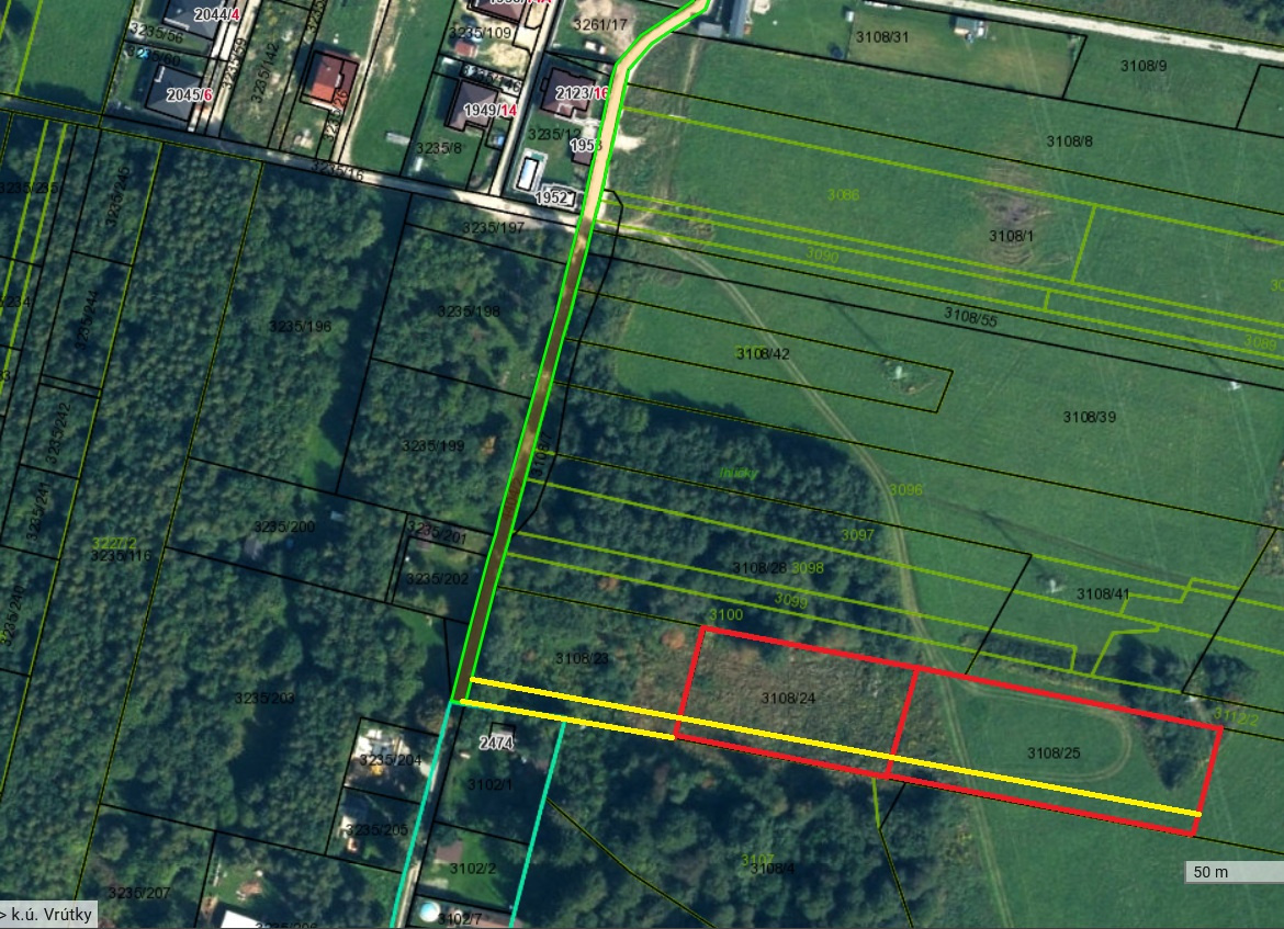 predaj pozemku v extraviláne obce Vrútky - 3