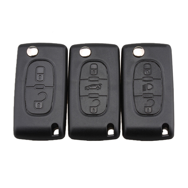 PEUGEOT / CITROEN - 2, 3 a 4 tlač. obal kľúča - 3