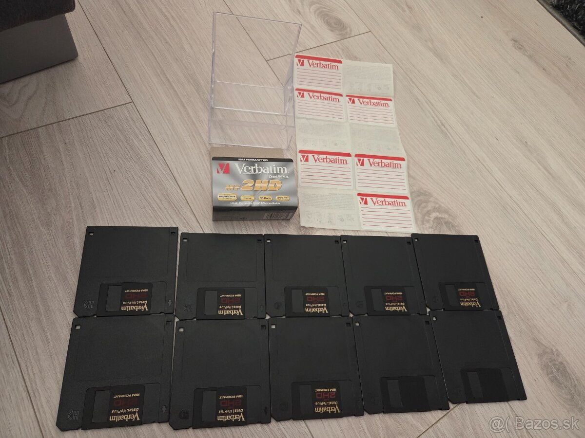 40ks 3,5" 1,44MB diskiet, otestované, naformátované - 3