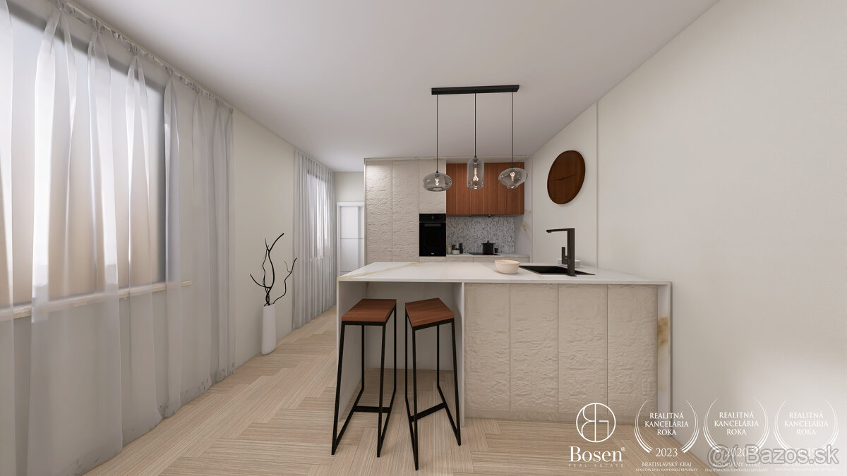 BOSEN | Pôvodný stav 4 izb.byt s logiou Ružinov, 74 m2 - 3