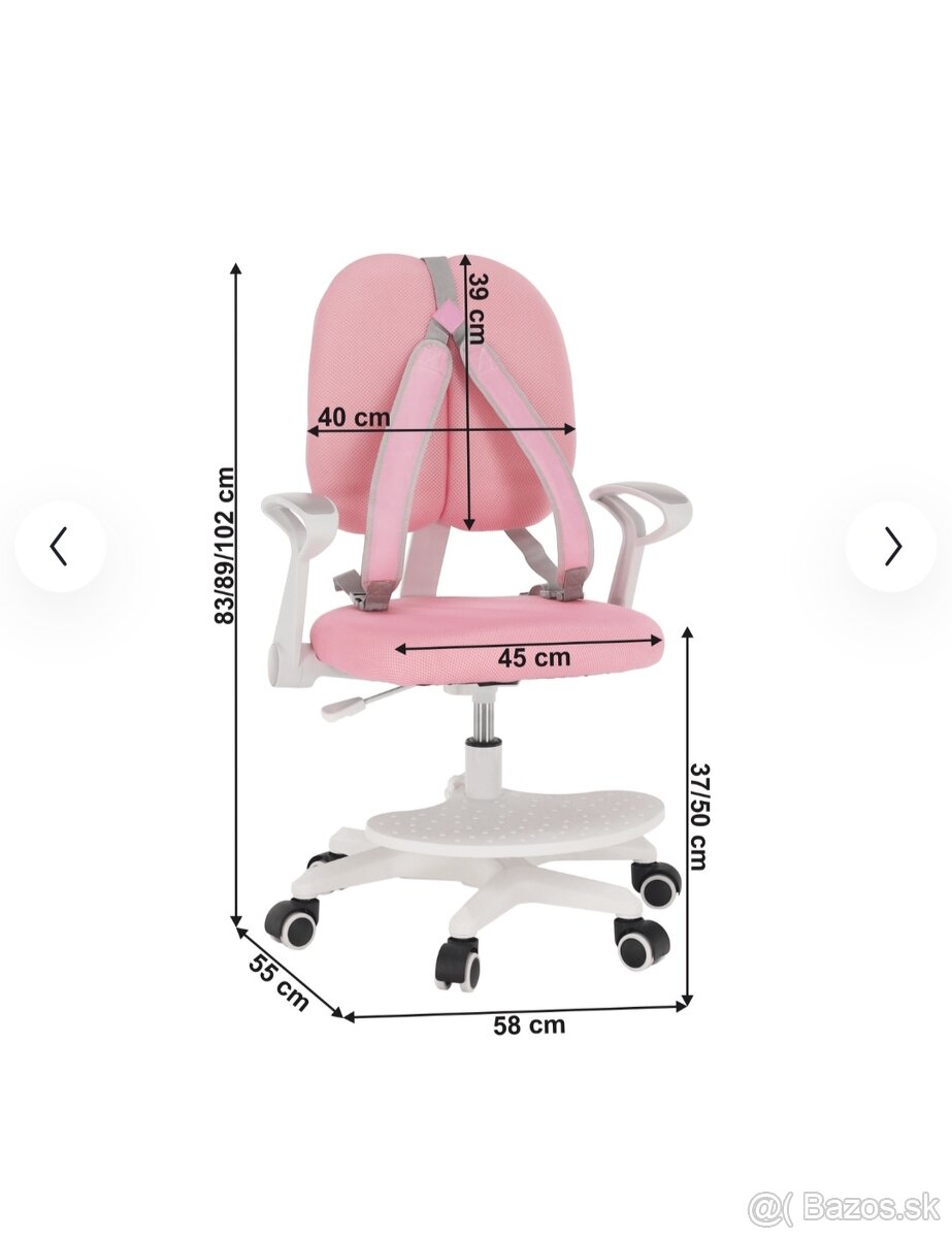 Detská stolička nastavitelna - 3