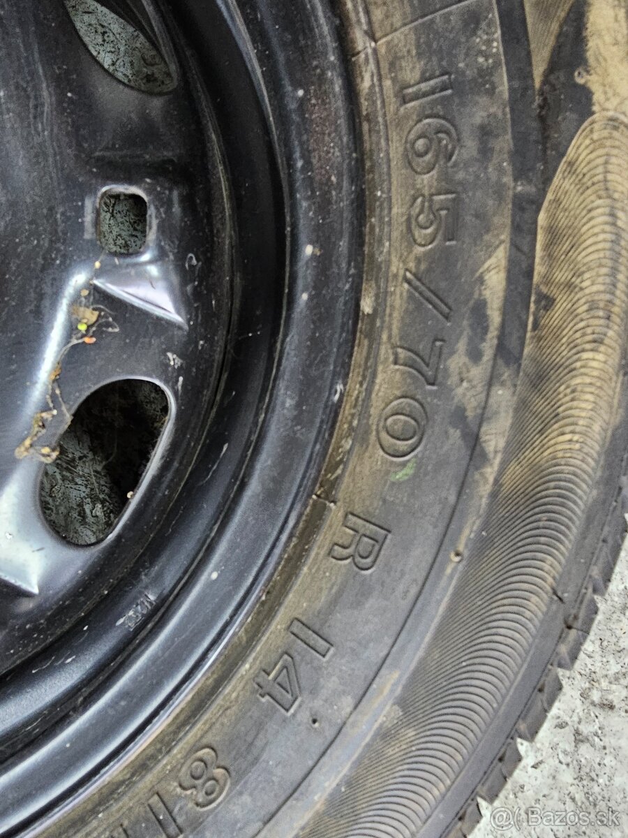 Dojazdová sada R14 5x100 57.1mm - 3