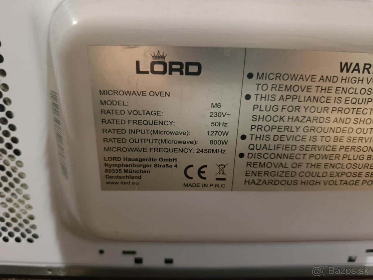 Mikrovlnka LORD M6 - 3