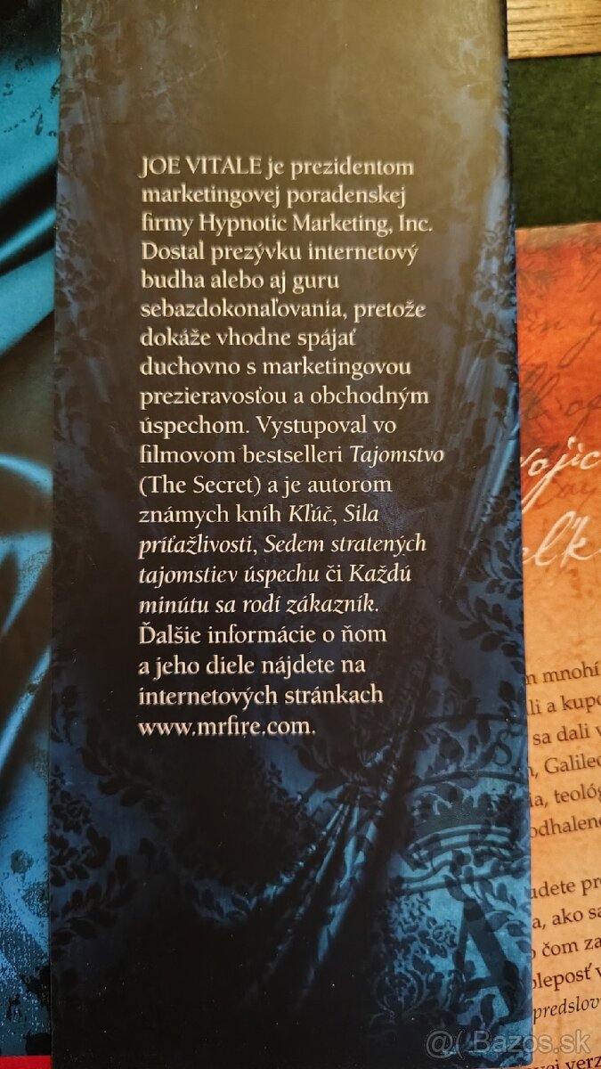Motivačná literatúra Joe Vitale a Rhonda Byrne. - 3