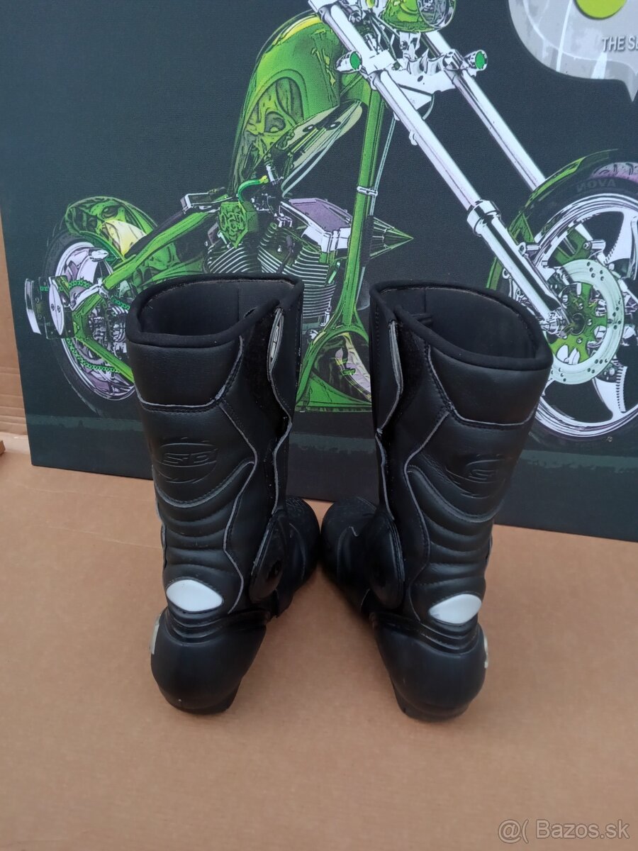 Dámske kožené čižmy Sidi č.38 - 3