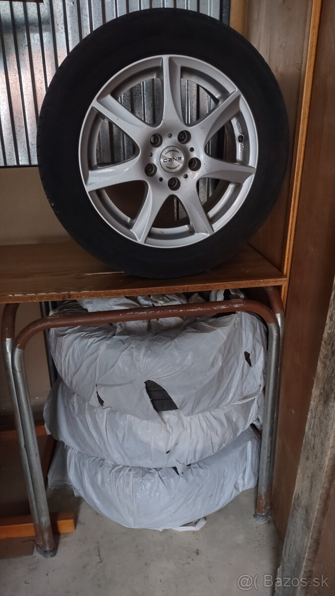 Predám 4ks krásne hliníkové disky aj pneumatikami Michelin. - 3