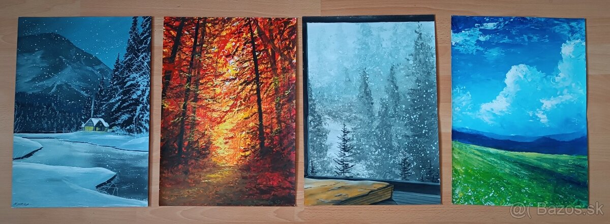 Akrylové obrazy 40x30cm 2 - 3