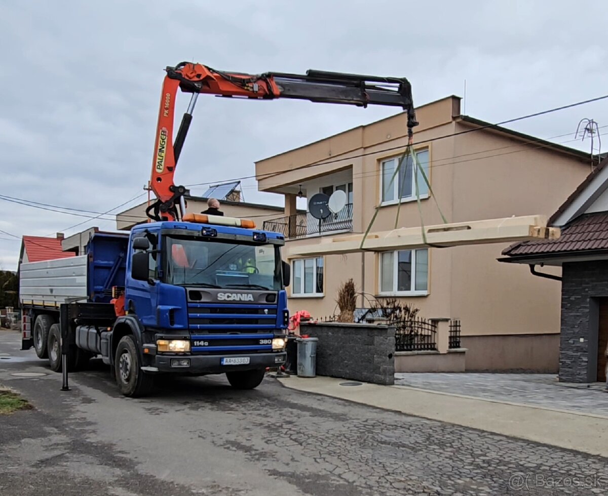 Autodoprava s hydraulickou rukou - 3