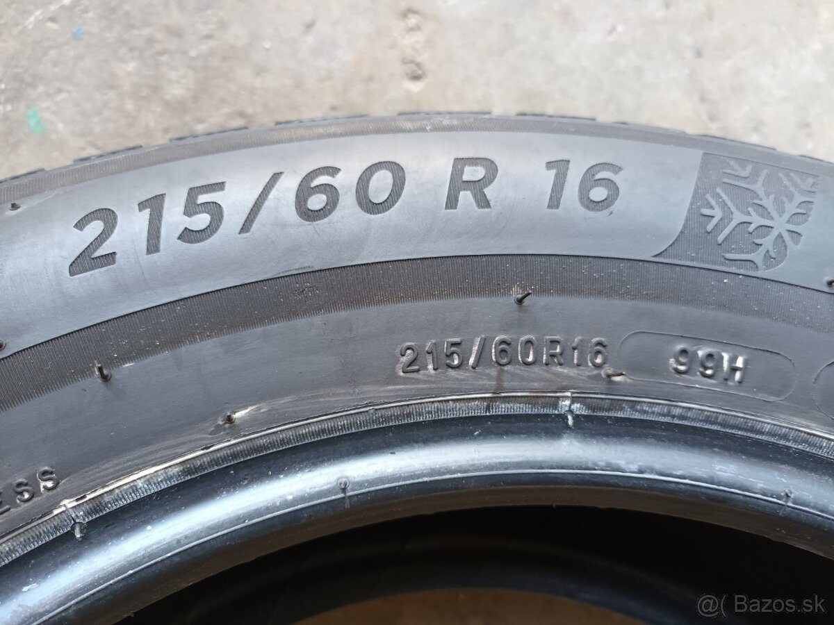 Zimné 215/60 r16 - 3
