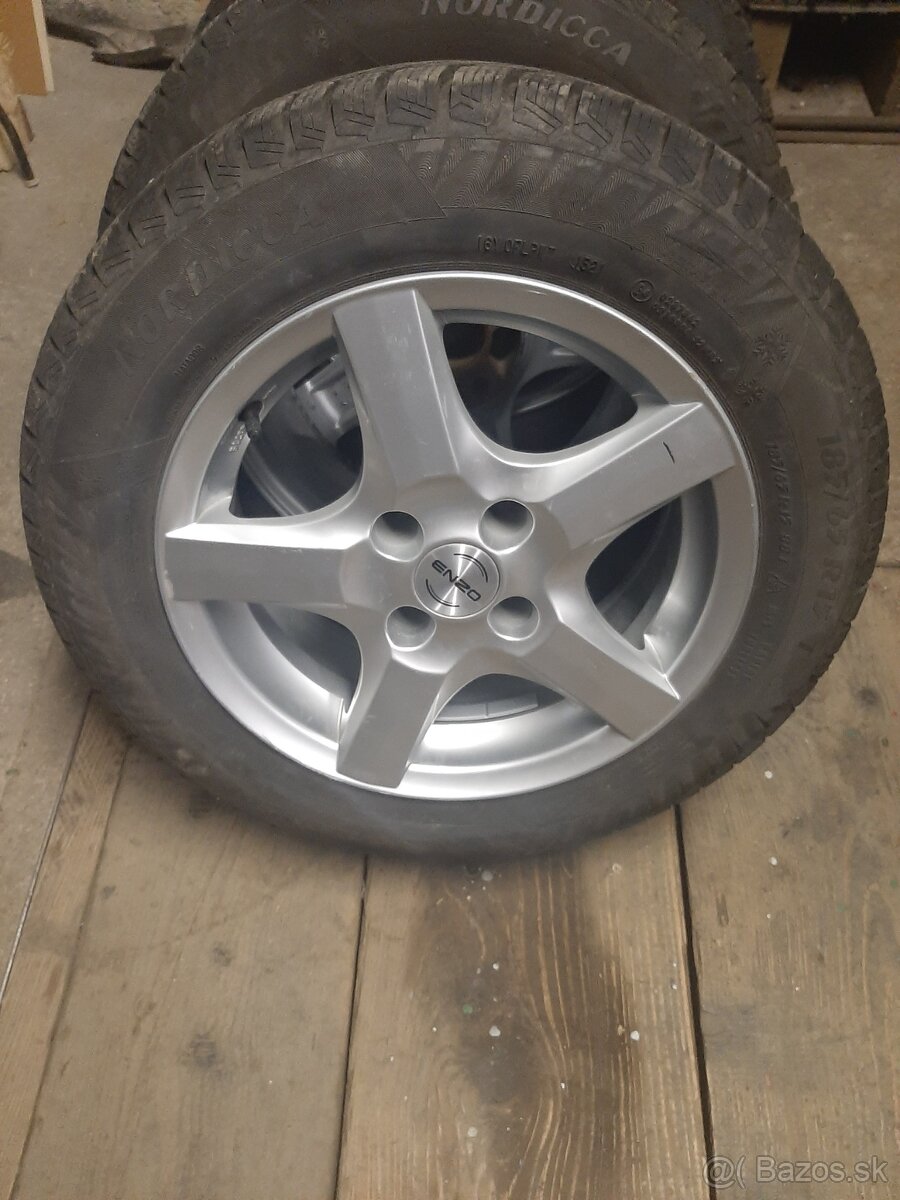 Zimné pneu185/65-15 na Al diskoch PEUGEOT, CITROEN - 3