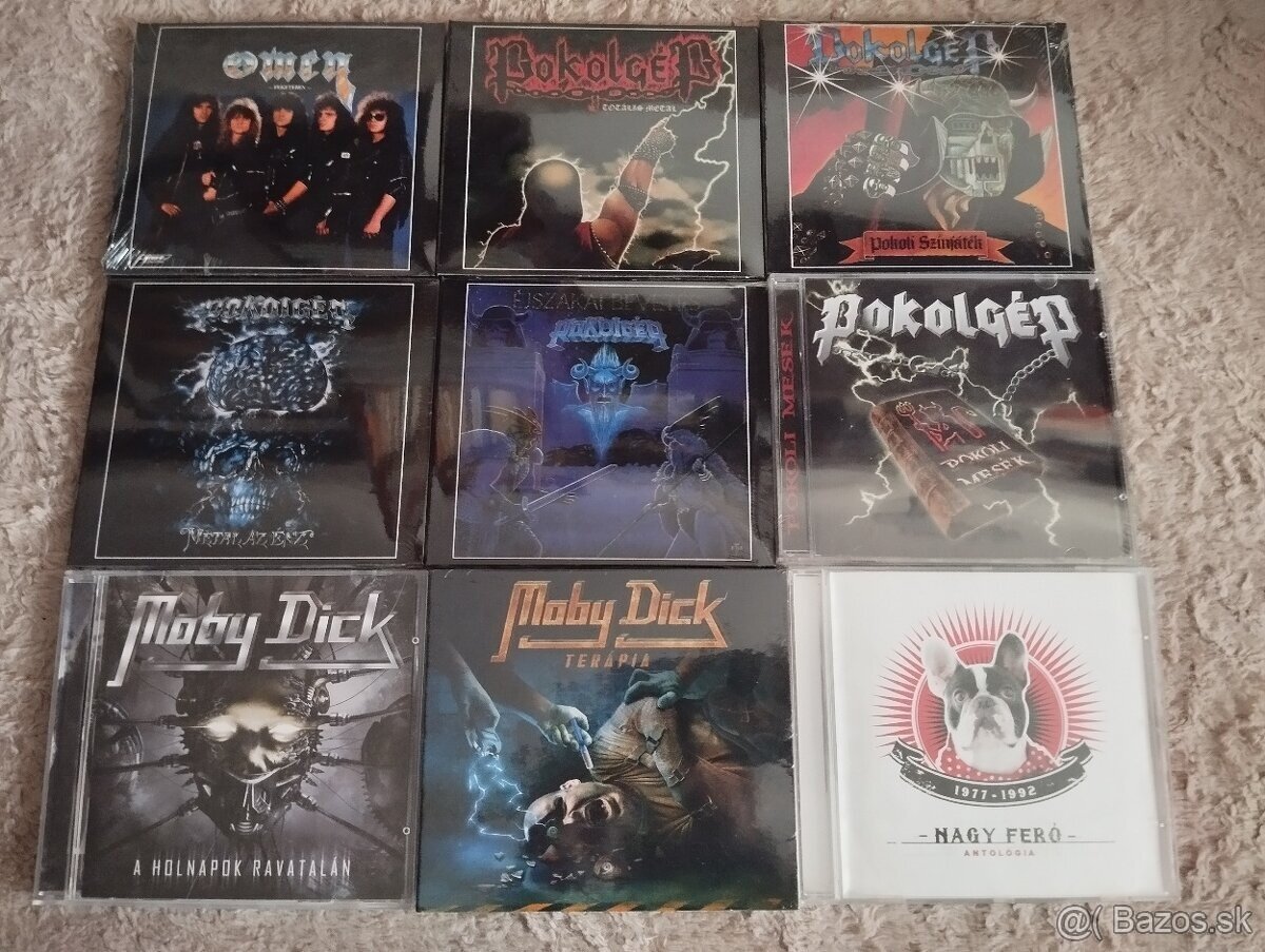 Maďarské CD Metal,Rock 1 - 3