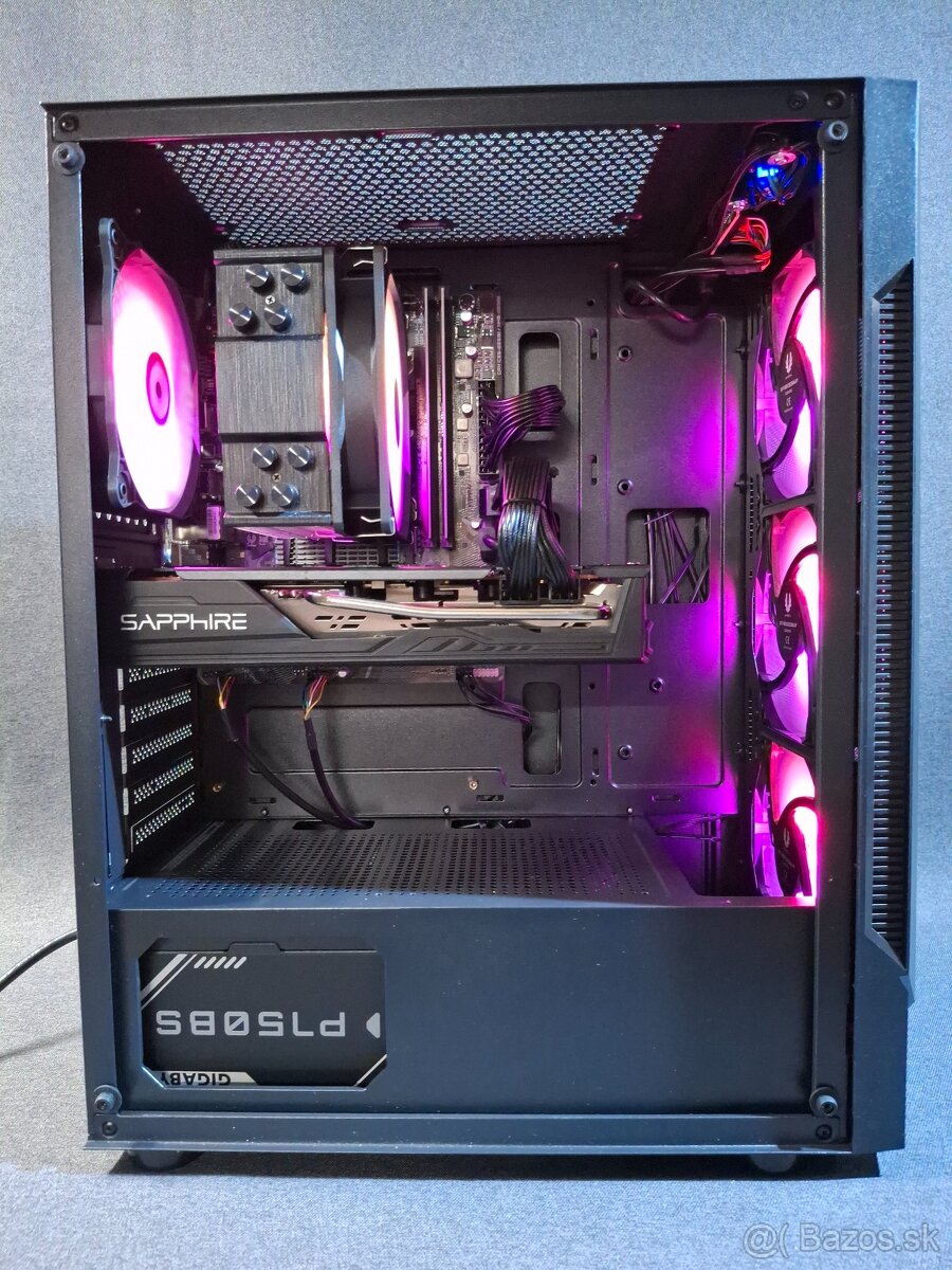 Herný PC Intel i5-14400F / RX 5700 XT / 32GB DDR5 - 3