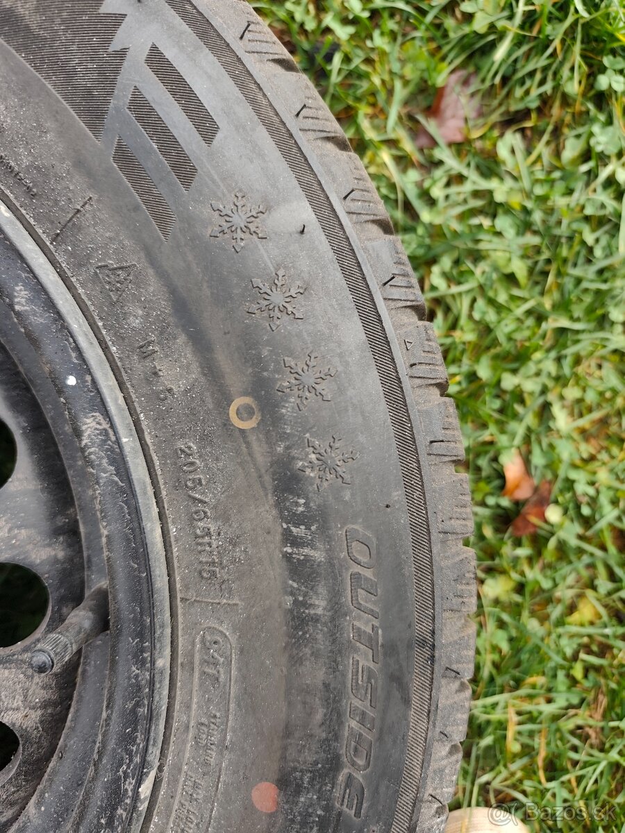 Predám kolesá BMW 205/65/15 - 3