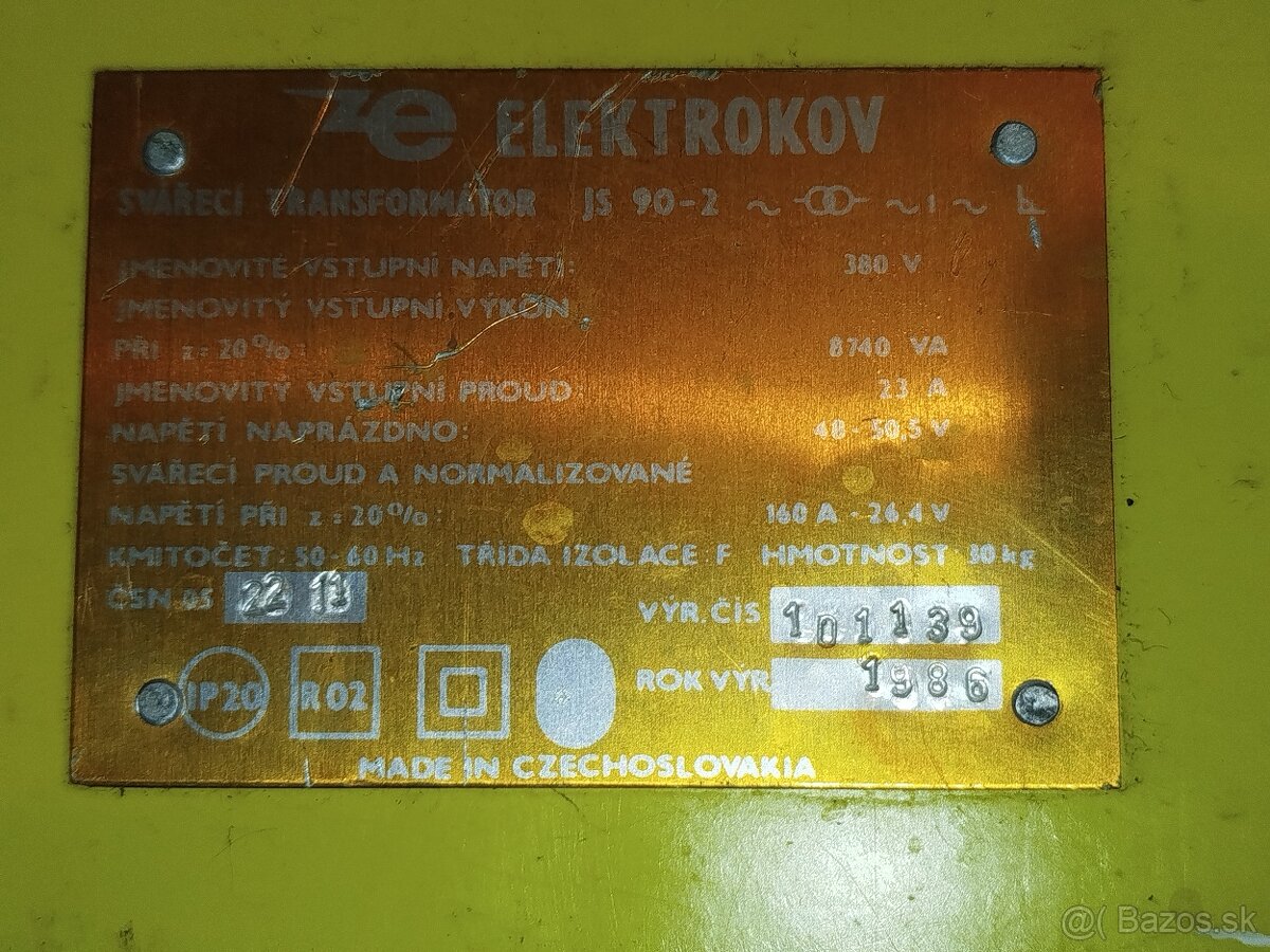 Zváračka ELEKTROKOV JS-90 2 - 3