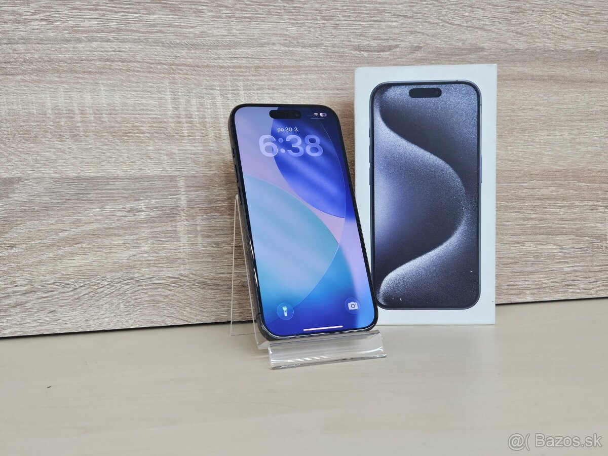 Apple iPhone 15 Pro 256GB Blue Titanium | ZÁRUKA 12M - 3