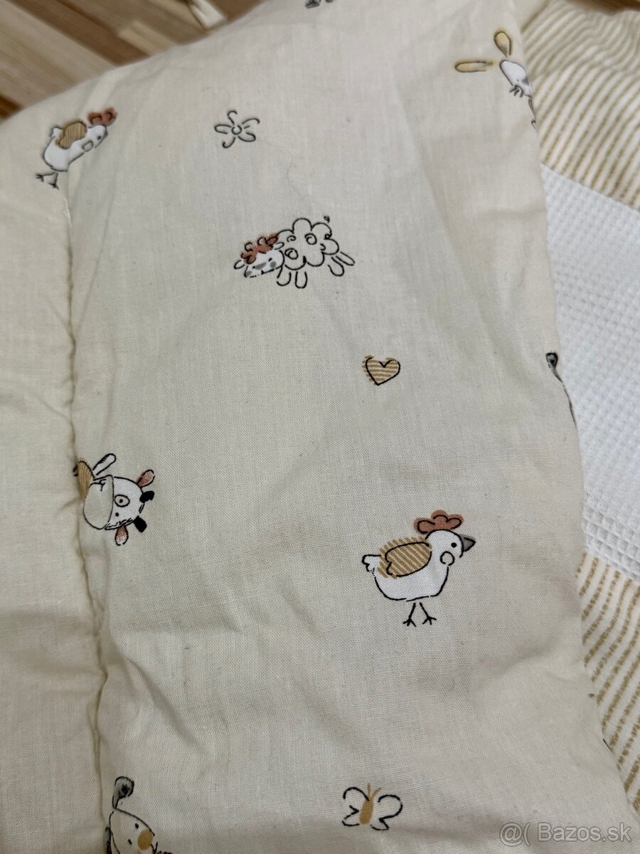 Béžový mantinel so žirafou (2 ks) - 3