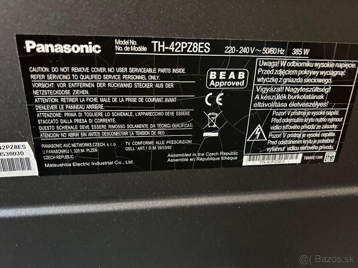 TV panasonic 106 cm plazma - 3