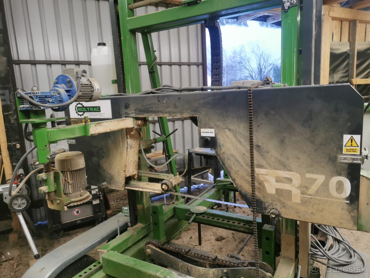 katr, pásová pila ROLTRAC R-70 - mobilní podvozek, použitá - 3
