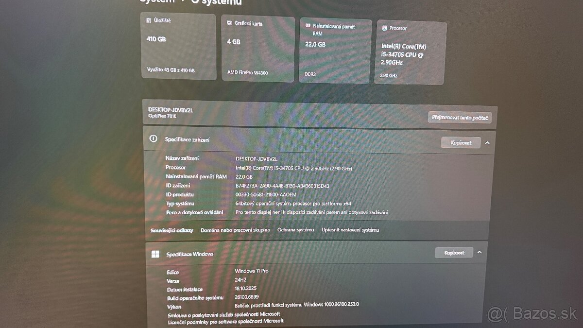 pc dell optiplex 7010 - 3