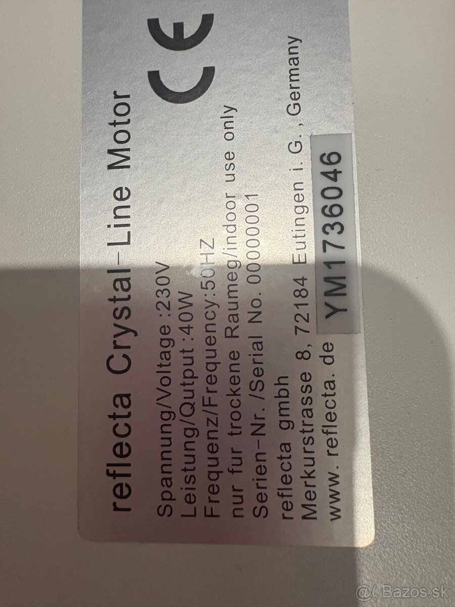 Predám motorové projekčné plátno reflecta – ako nové - 3