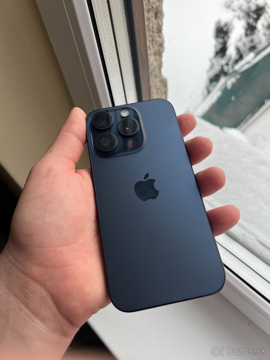 iPhone 15 Pro, Blue Titanium, 256GB - 3