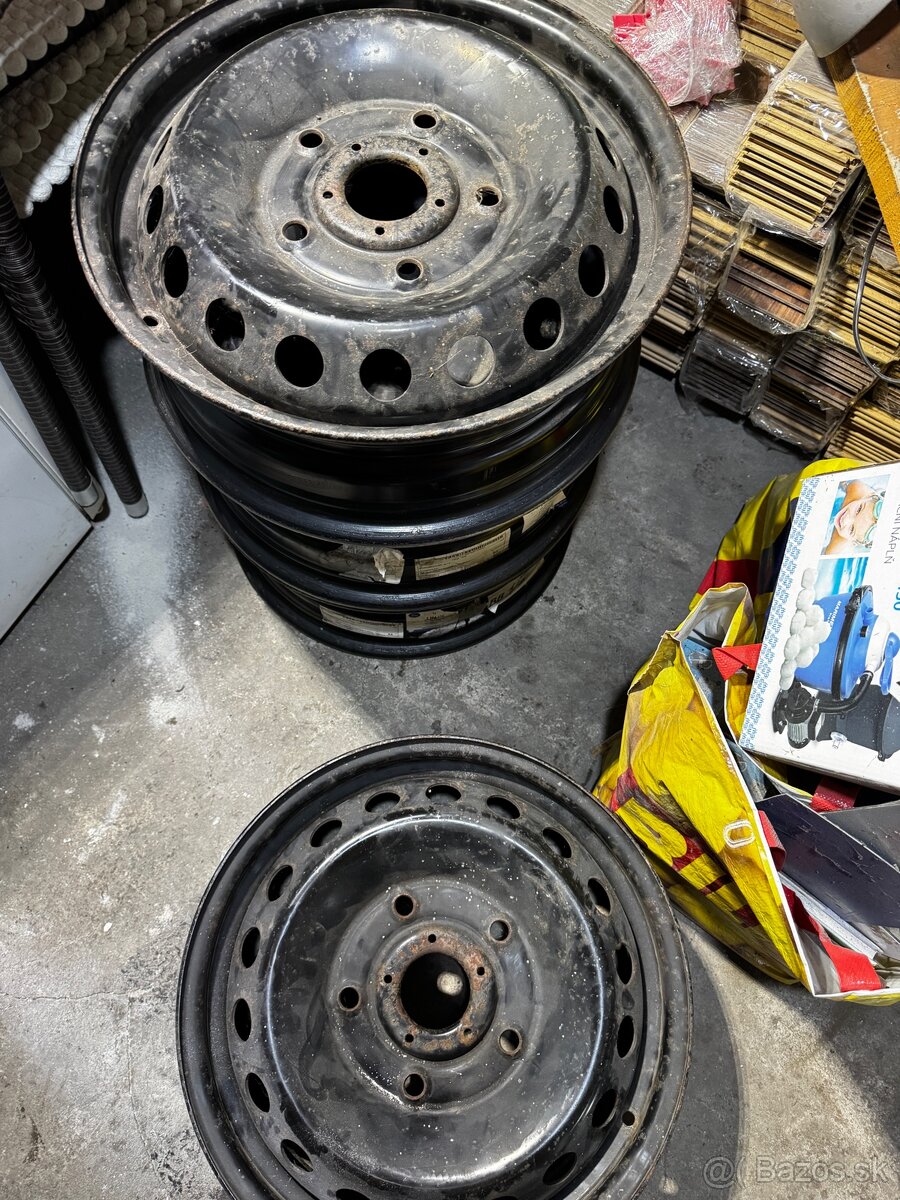 Plechove disky original Ford custom/turneo 5x160 - 3