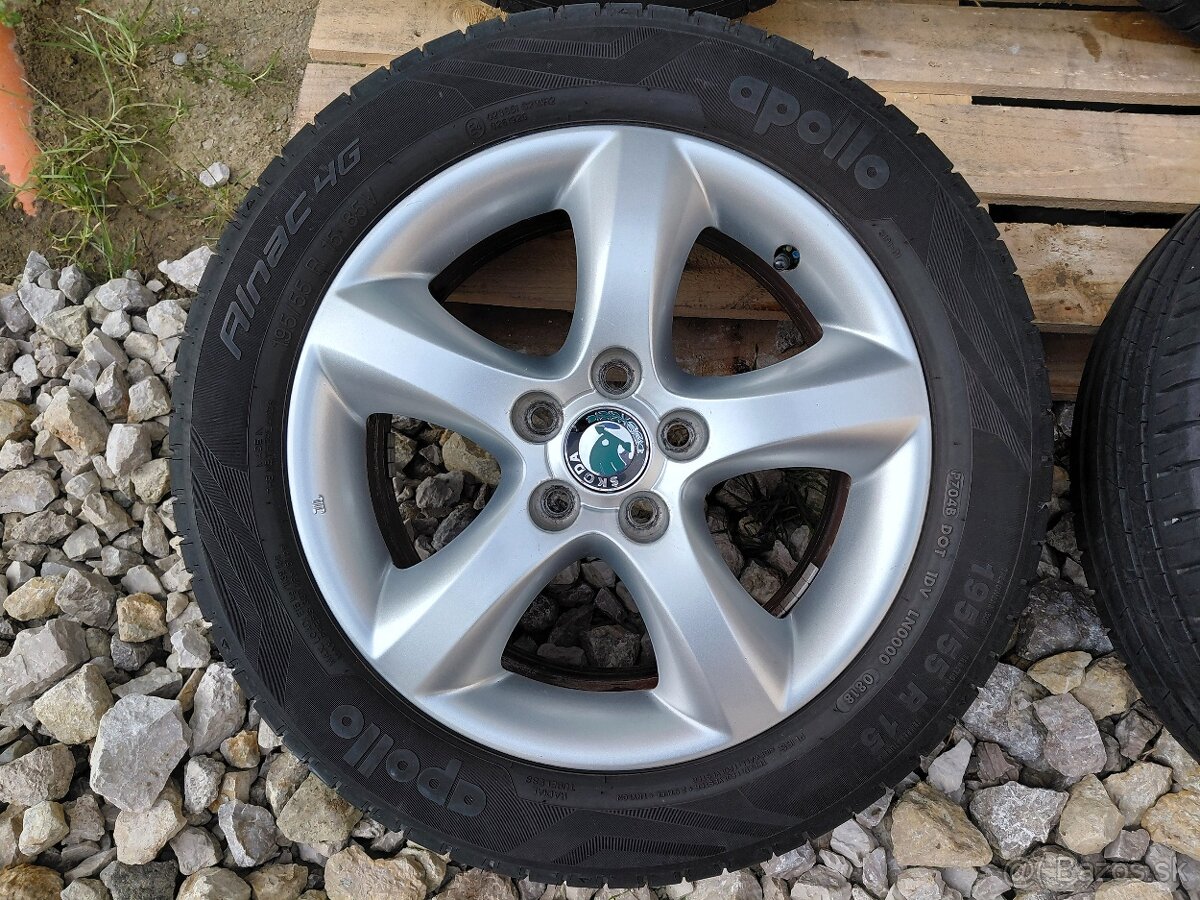 15" Skoda Fabia letne kolesa - 3