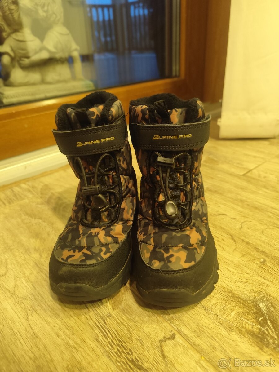 ALPINE PRO - LANDO Detská zimná obuv - 3