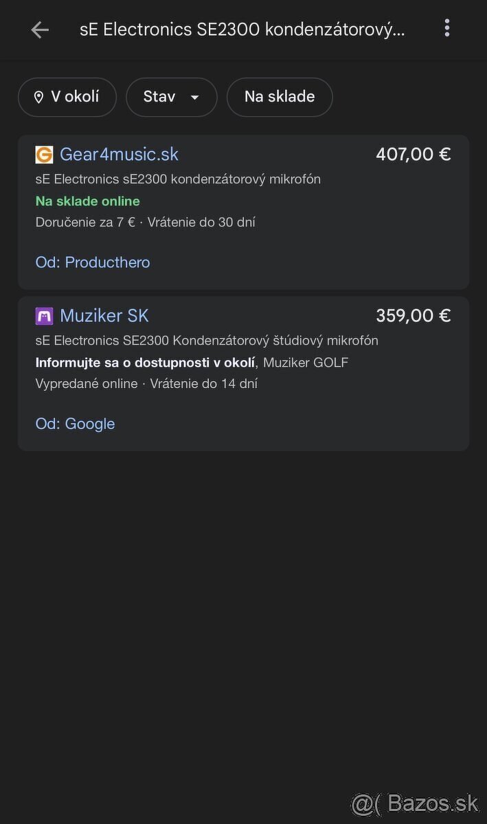 Štúdiový Mikrofón SE Electronics 2300 - 3