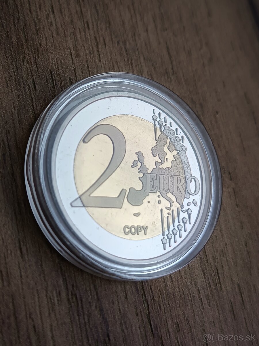 2€ Monako 2007, Grace Kelly,replika - 3