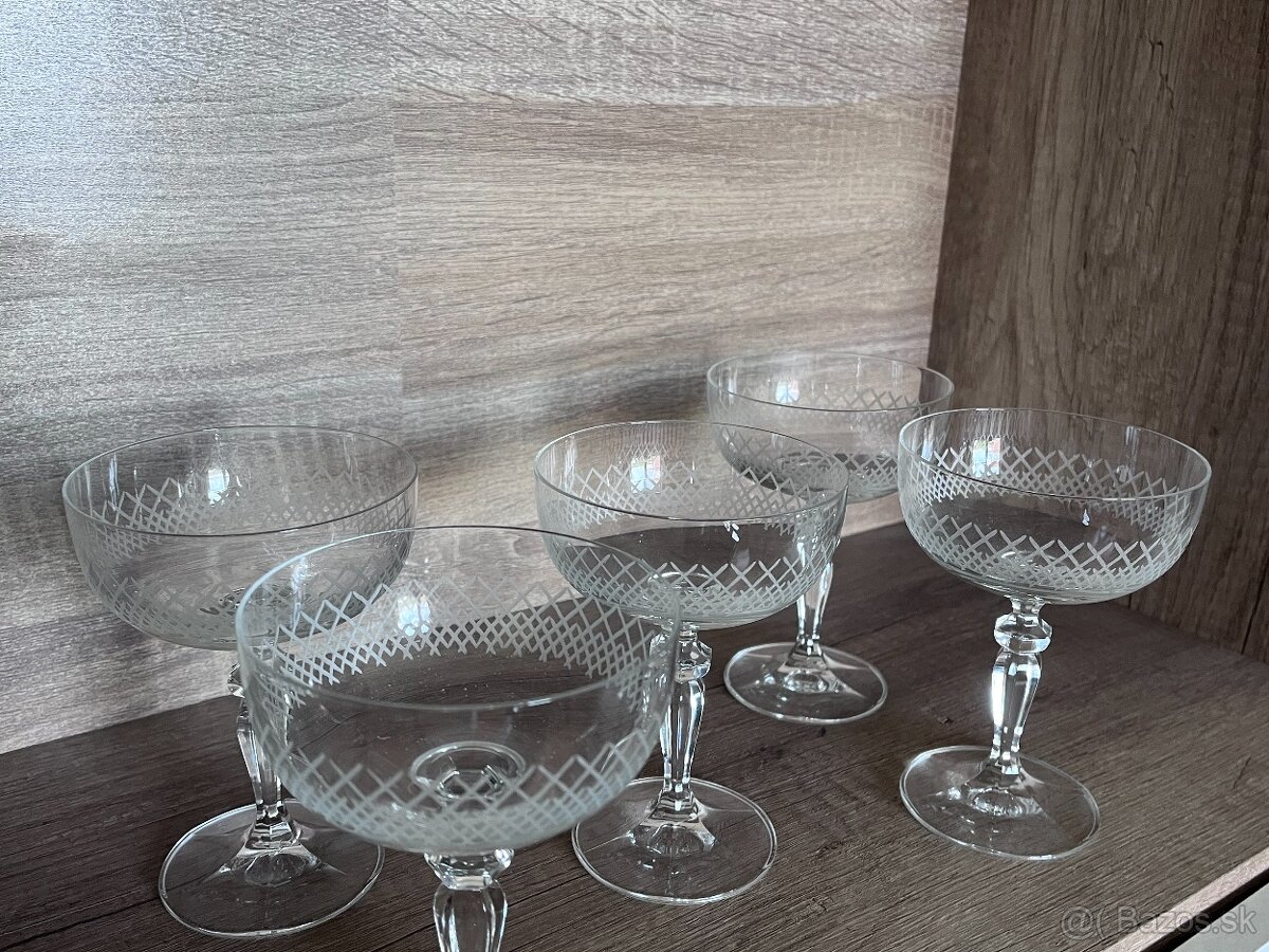 Retro poháre na stopke - 3