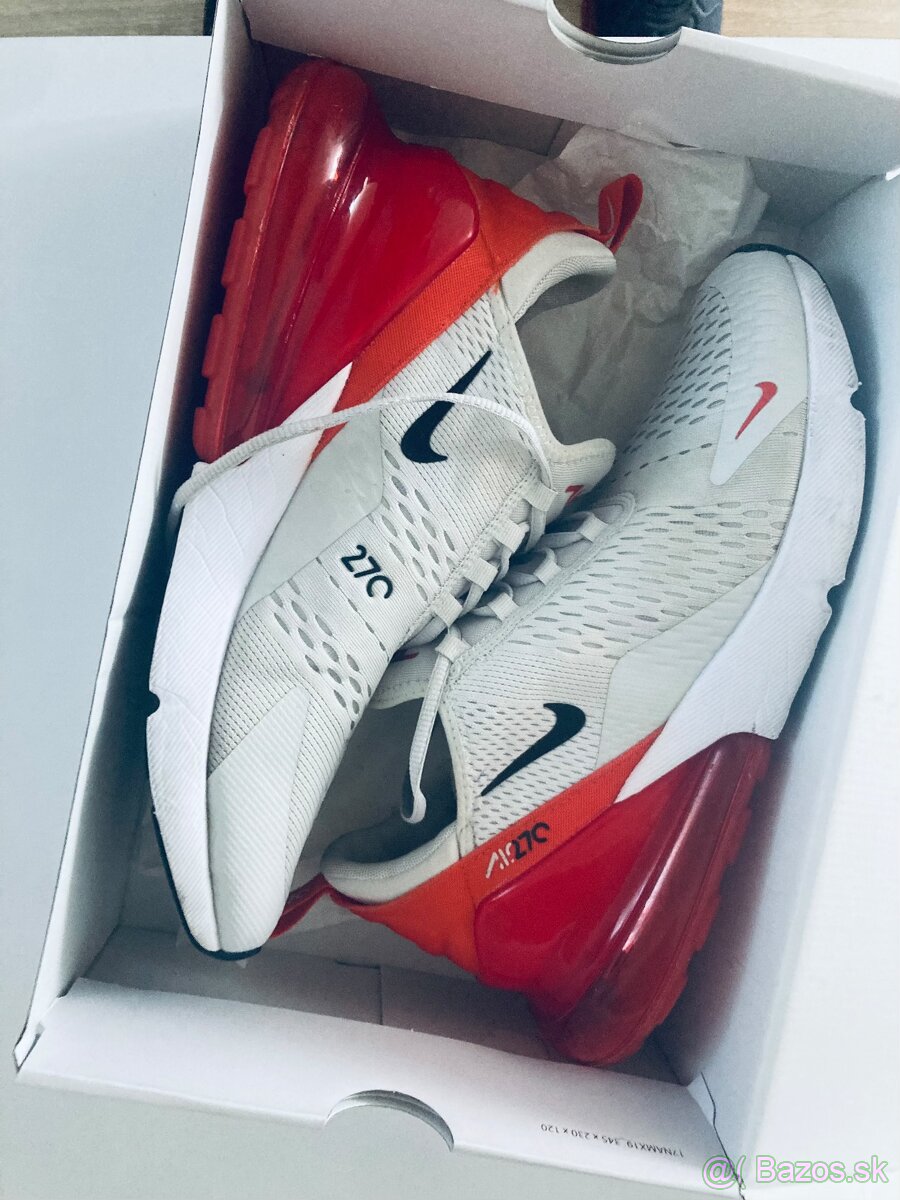 Nike Air Max 270 Red and White - 3