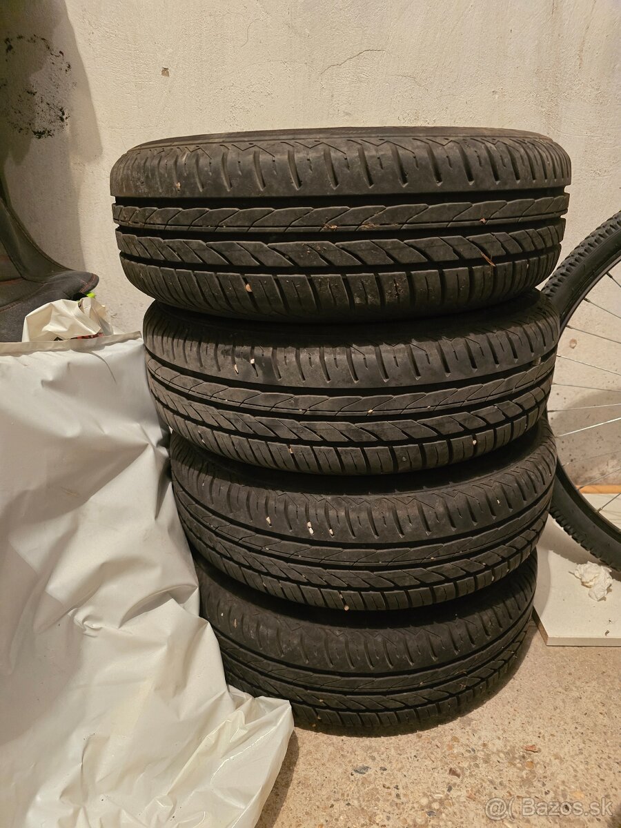 Disky s pneumatikami 4ks 165/60r14 znizena cena - 3