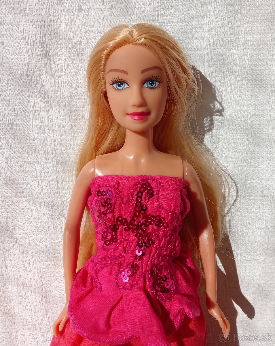 Bábika módna diva blondínka s dlhými vlasmi - 3