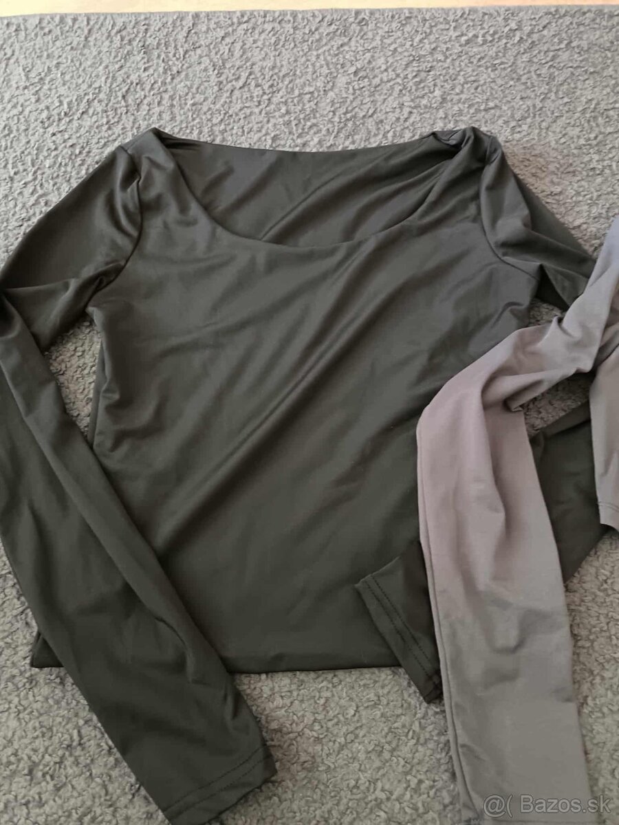 Dievčenské tričká dlhý rukáv 2x - 3