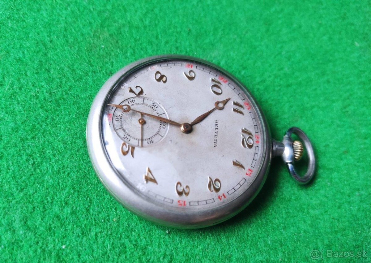 HEVLETIA swiss pánske vreckové hodinky - 3