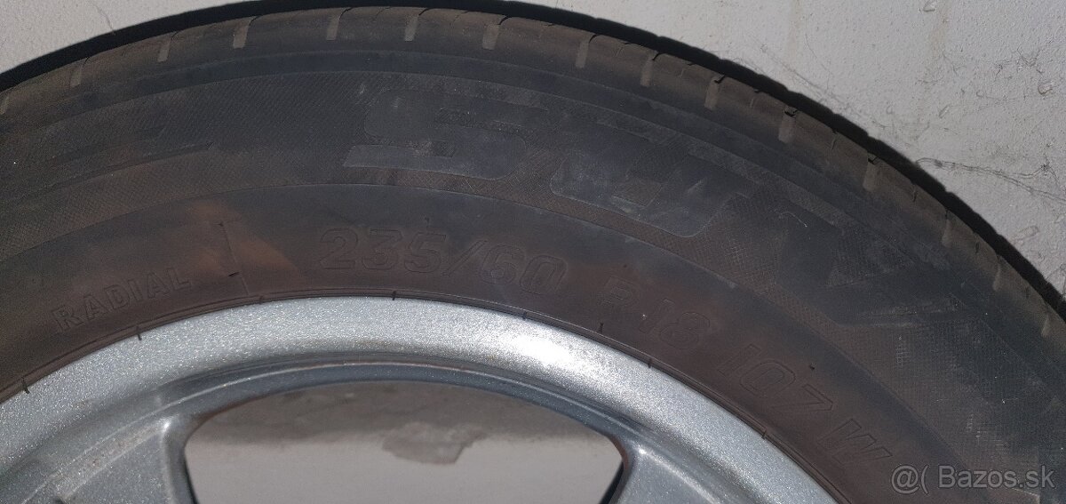 Predám 235/60R18 na diskoch DOTZ 5x114,3 R18 - 3