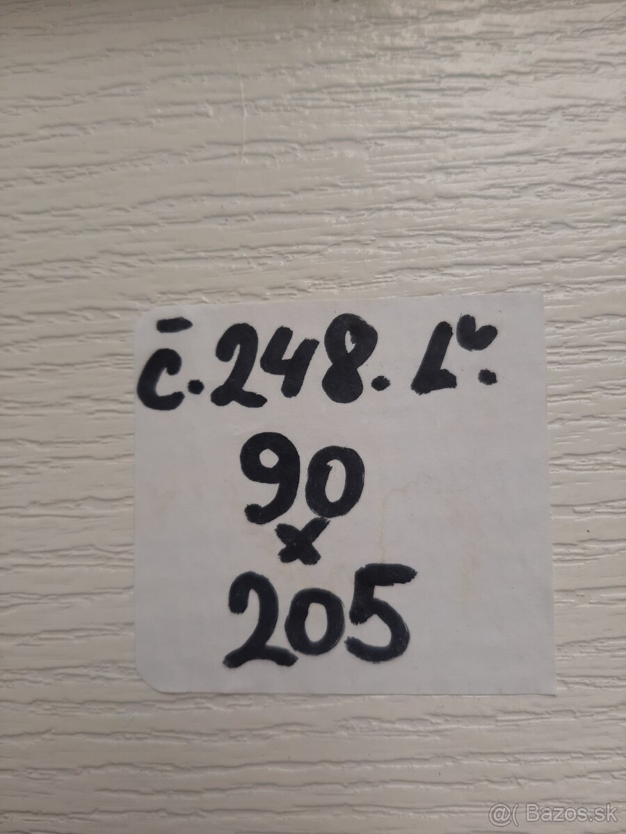 Plastové dvere Č. 248. L - 3