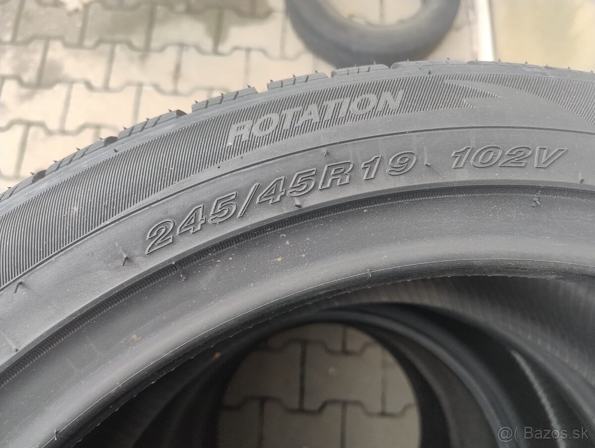 2ks Zimne pneu 245/45 R19 - 3